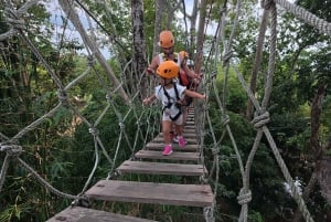 Koh Samui: Samui Zipline Adventure kuljetuspalvelun kanssa