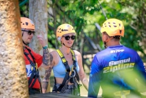 Koh Samui: Samui Zipline Adventure with Transfer service
