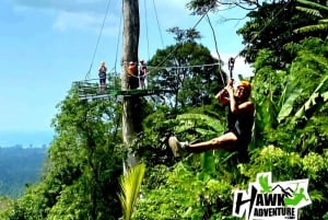 Koh Samui : aventure en tyrolienne avec transfert depuis l'hôtel