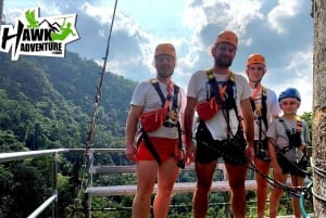 Koh Samui : aventure en tyrolienne avec transfert depuis l'hôtel