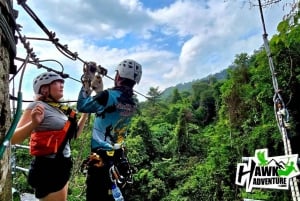 Koh Samui : aventure en tyrolienne avec transfert depuis l'hôtel