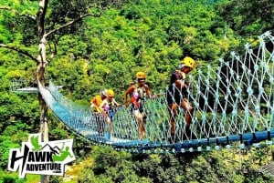 Koh Samui : aventure en tyrolienne avec transfert depuis l'hôtel