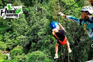 Koh Samui : aventure en tyrolienne avec transfert depuis l'hôtel