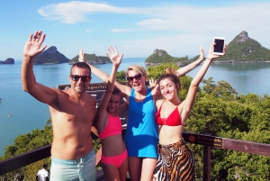 Mu Ko Ang Thong: prywatny czarter na klasycznym tajskim jachcie