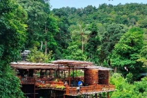 Samui Zipline FLY & Fun Tree Bridge Jungle Cafe & Waterfall