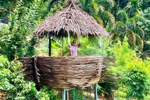 Samui Zipline FLY & Fun Tree Bridge Jungle Cafe & Waterfall