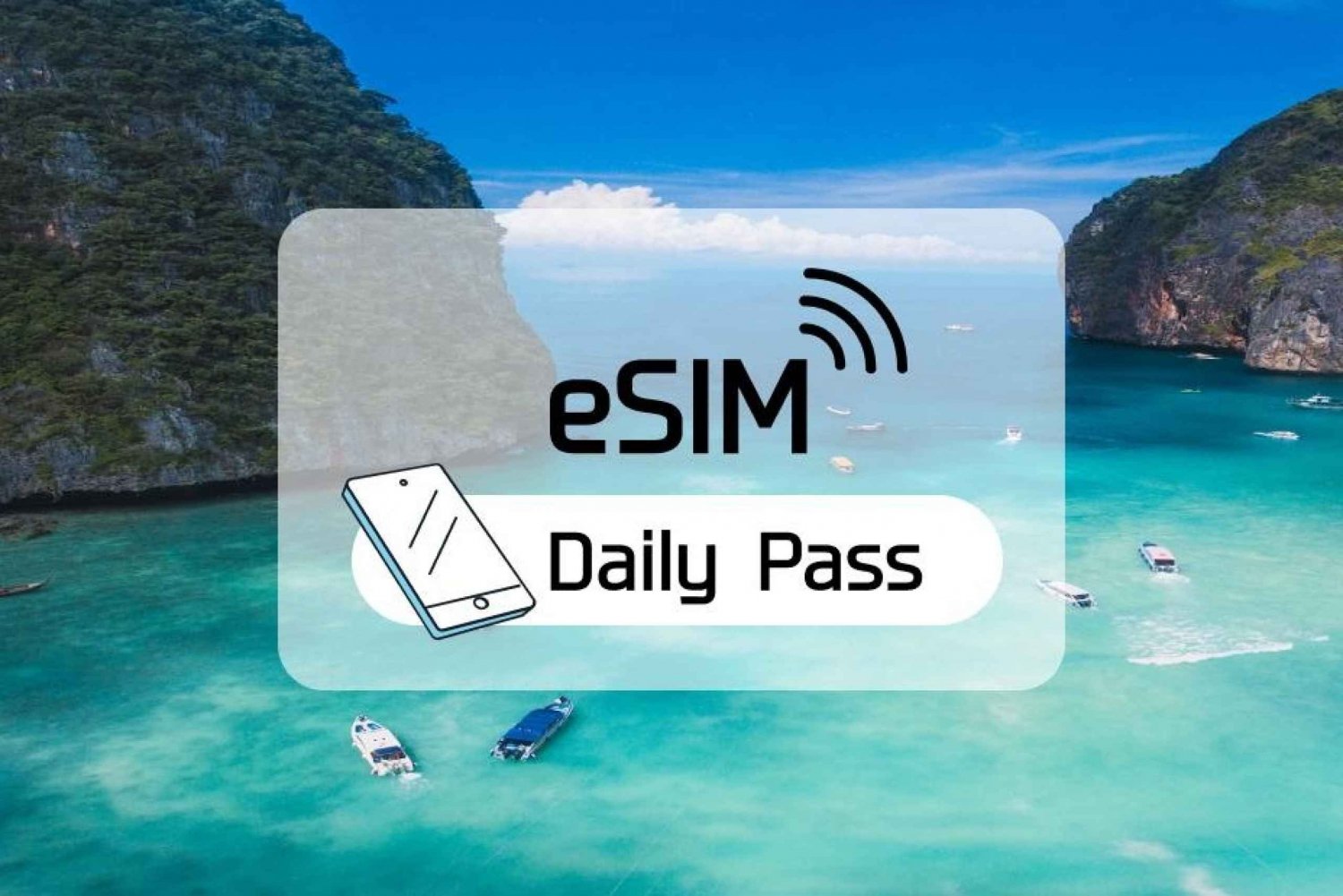 Thailand: eSim Roaming mobiel datadagabonnement (3-30 dagen)