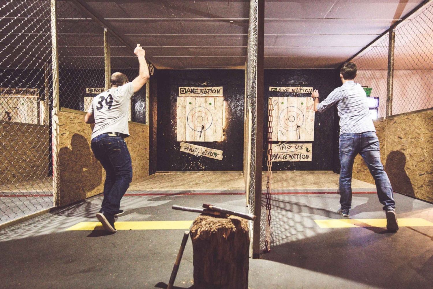 Axe throwing Kraków in Axe Nation - the 1st club in Europe