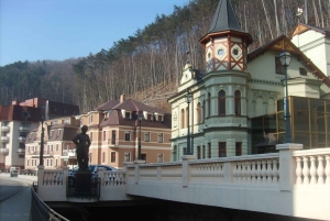 Bratislava/Slovakien: Trencin slott, Piestany Spa, kloster