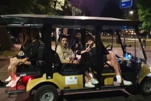 Tour de ville de Cracovie en voiture de golf et croisière sur la Vistule.