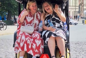 Tour de ville de Cracovie en voiture de golf et croisière sur la Vistule.