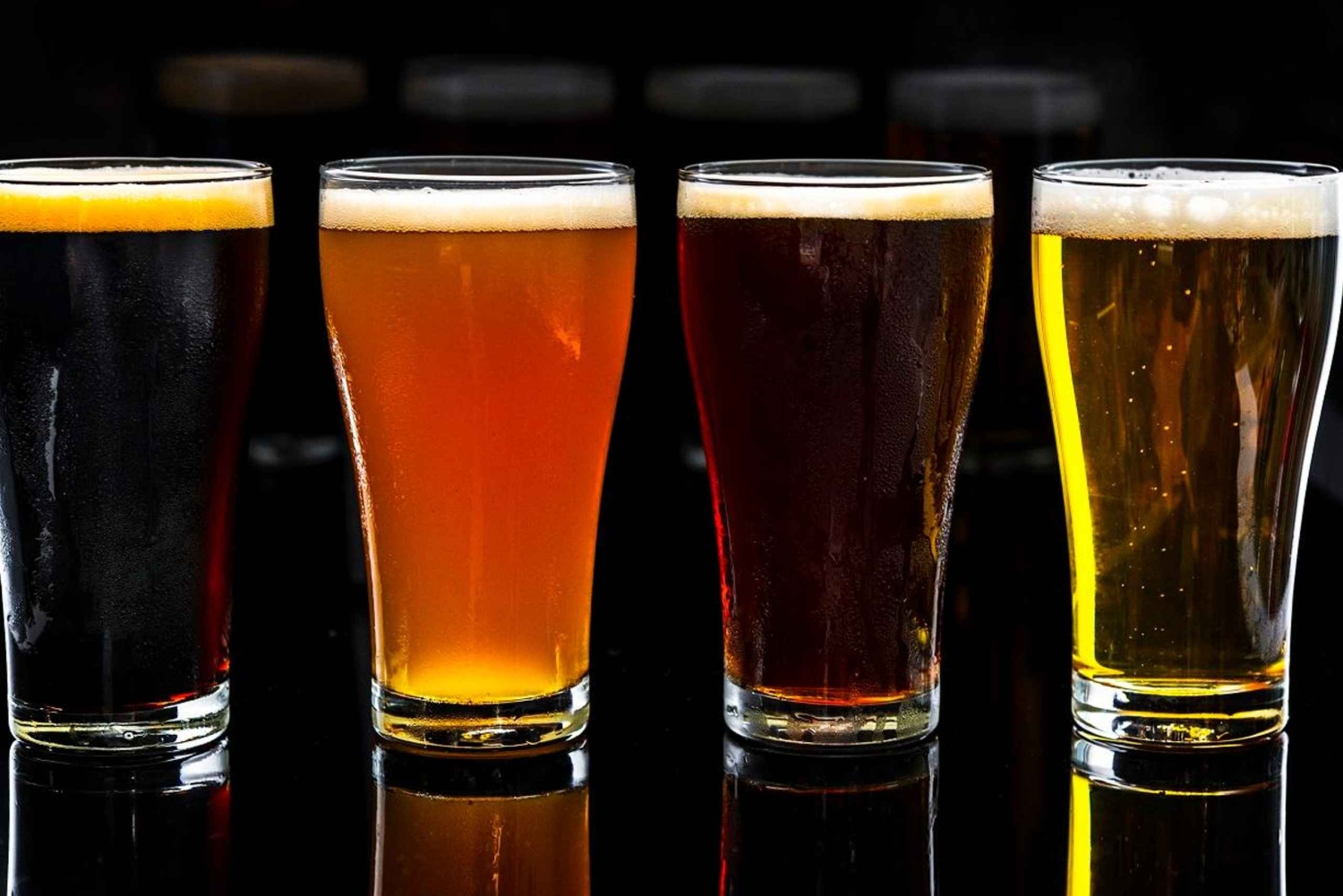 Provsmakning av hantverksöl i Kraków