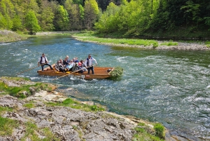 Depuis Cracovie : Rafting sur la rivière Dunajec et visite de la ville de Zakopane