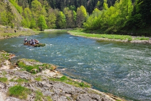 Depuis Cracovie : Rafting sur la rivière Dunajec et visite de la ville de Zakopane