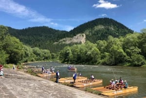 From Kraków: Dunajec River Rafting with Hotel Pickup