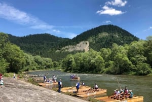 From Kraków: Dunajec River Rafting with Hotel Pickup