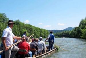 De Cracóvia: Rafting no rio Dunajec com opção de banhos termais