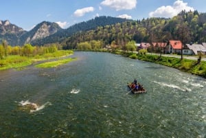 De Cracóvia: Rafting no rio Dunajec com opção de banhos termais