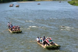 Vanuit Krakau: raften op de Dunajec-rivier