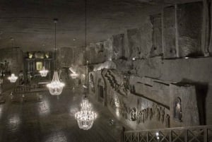 Cracovie : Visite guidée de la mine de sel de Wieliczka avec transfert à l'hôtel