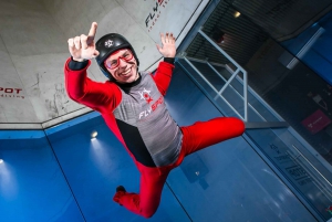 From Krakow: Indoor Skydiving Lesson with Private Transfer