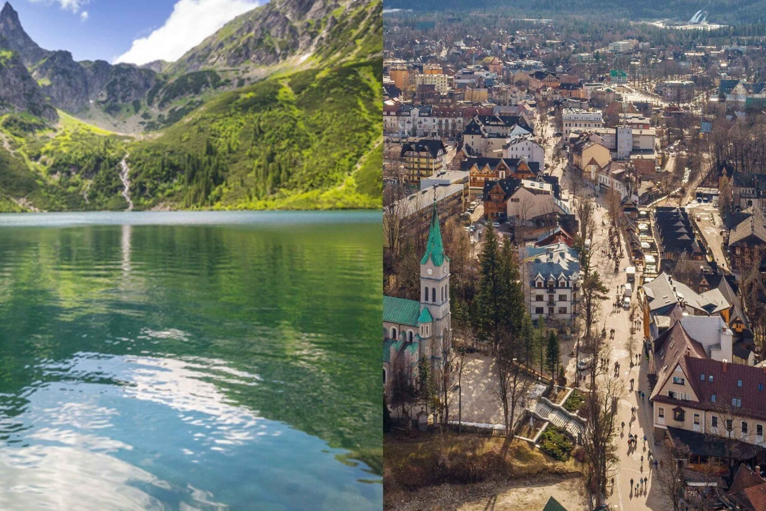 Vanuit Krakau: dagtrip Morskie Oko en Zakopane