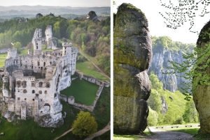 De Cracóvia: Parque Nacional Ojców e Castelo Ogrodzieniec