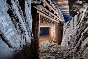 De Cracóvia: Visita guiada à mina de sal com serviço de busca no hotel