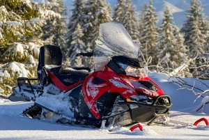 Fra Krakow: Snøscootereventyr og tur til de termiske badene