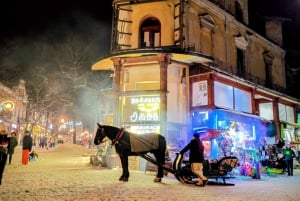 Au départ de Cracovie : aventure en motoneige avec visite des piscines thermales
