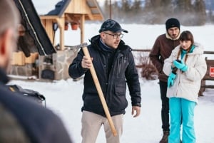 Von Krakau aus: Schneemobil-Abenteuer mit Besuch der Thermalbäder
