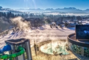 Vanuit Krakau: Sneeuwscooteravontuur met bezoek aan thermale baden