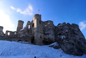 Fra Krakow: Privat tur til Ogrodzieniec-slottet i 'The Witcher'