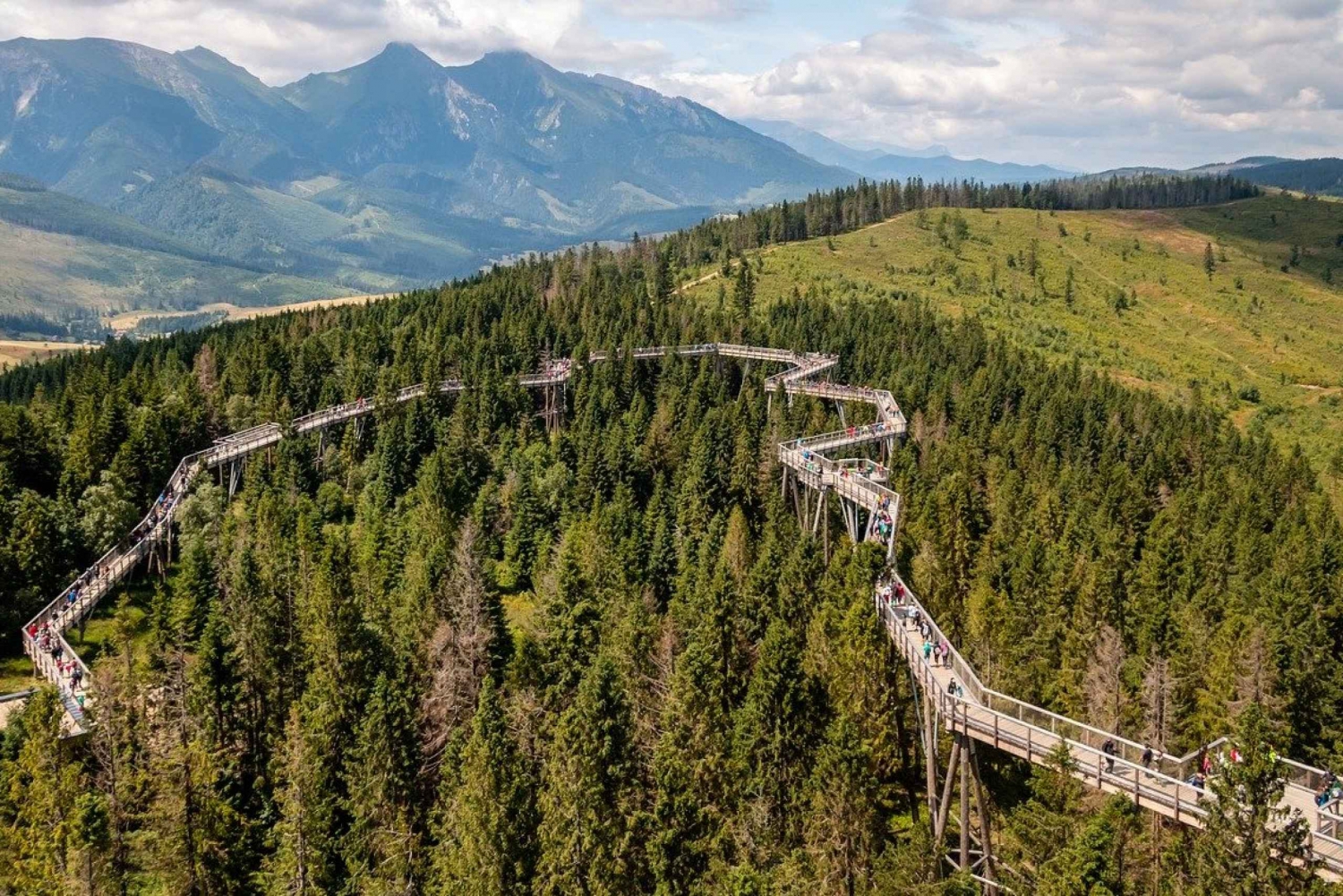 From Krakow: Tour to Slovakia Treetop Walk and Thermal Baths