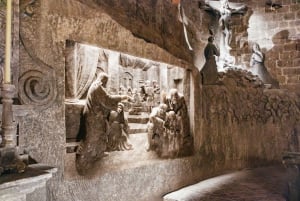 Fra Krakow: Guidet tur til Wieliczka saltgruve og henting på hotellet