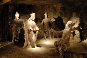 Från Kraków: Guidad rundtur till saltgruvan i Wieliczka