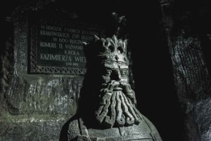 De Cracóvia: Visita à Mina de Sal de Wieliczka com serviço de busca no hotel