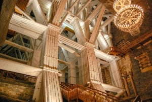 De Cracóvia: Visita à Mina de Sal de Wieliczka com serviço de busca no hotel