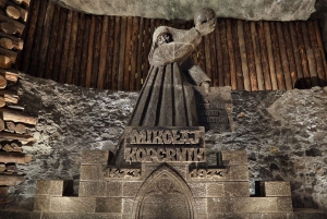 Au départ de Cracovie : Visite de la mine de sel de Wieliczka en voiture privée