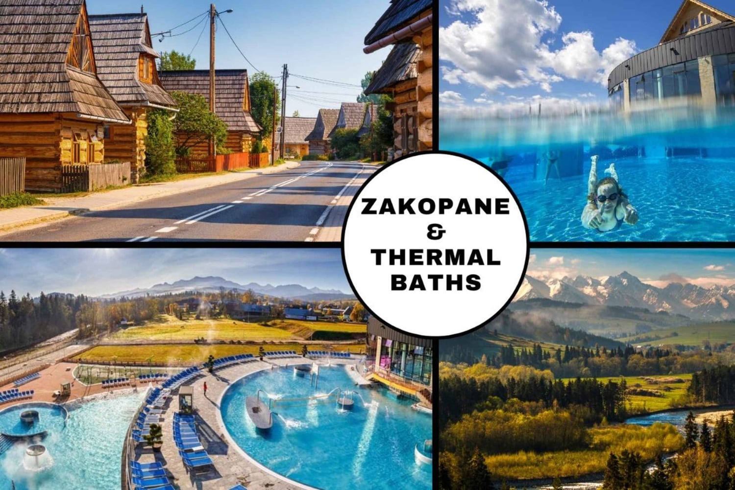 Desde Cracovia: Zakopane y Baños Termales con Almuerzo Opcional