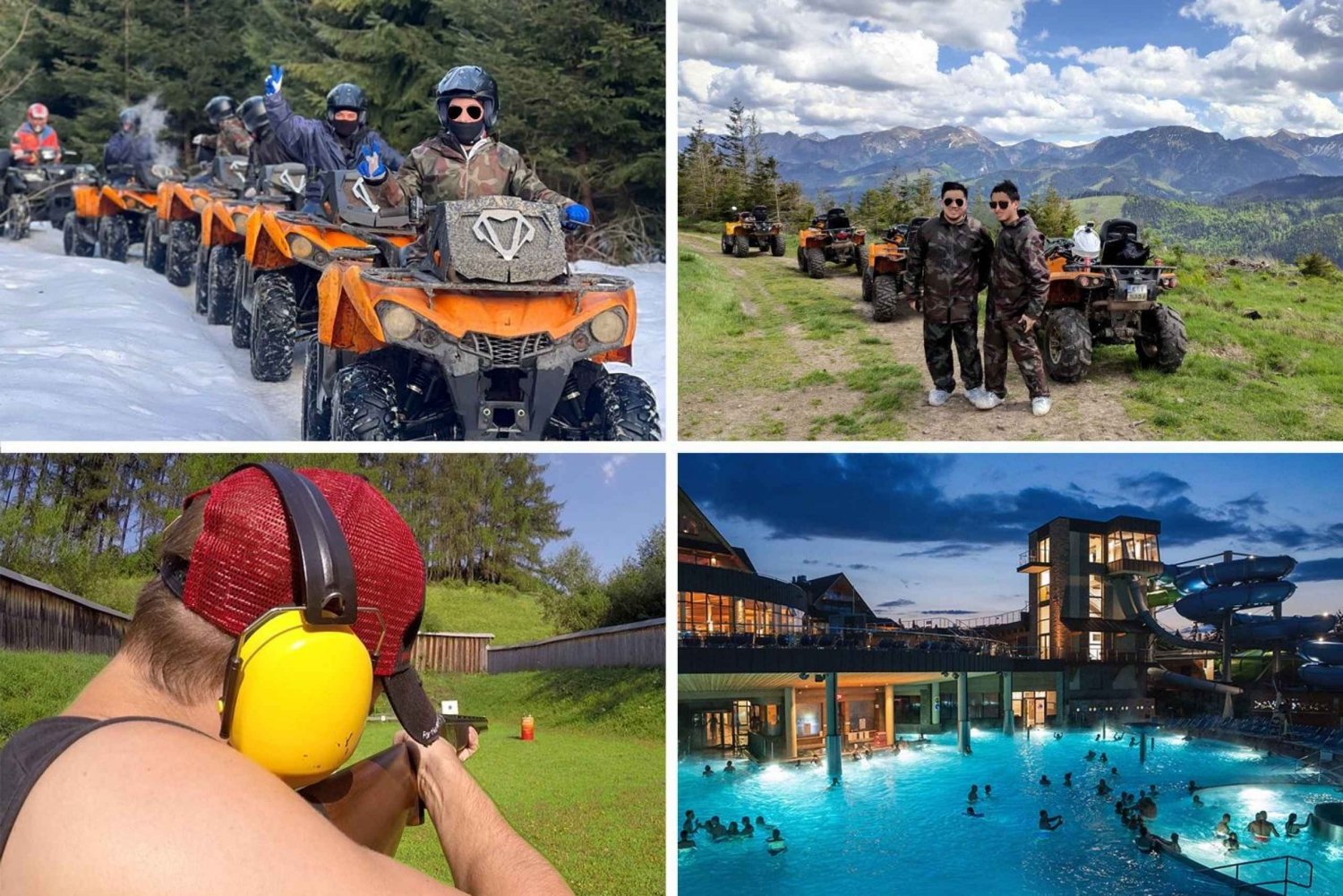 Desde Cracovia: Cuadriláteros de Zakopane, Campo de Tiro y Termas