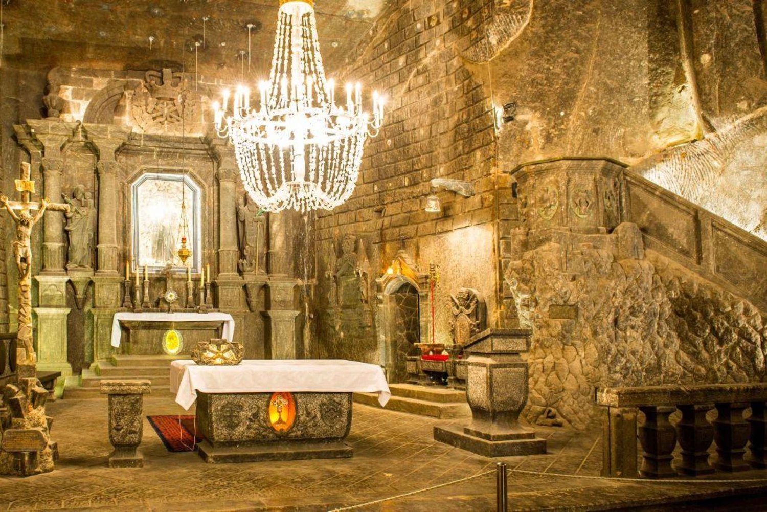 De Varsóvia: Tour guiado à Mina de Sal de Wieliczka e Cracóvia