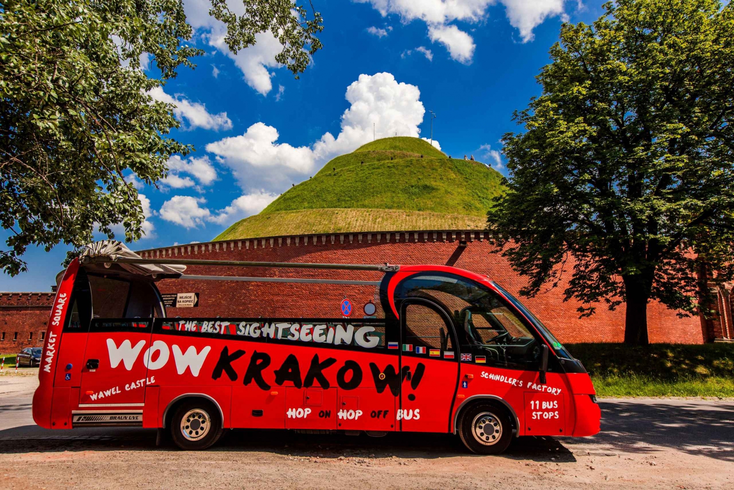 Kraków: WOWKrakow 24- eller 48-timmars Hop-On Hop-Off-bussbiljett