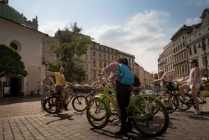 Cracóvia: excursão de bicicleta de orientação noturna de 2 horas