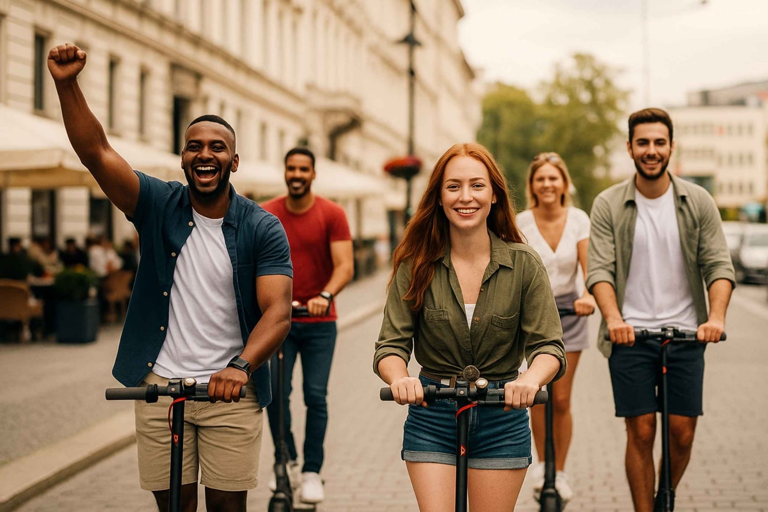 Cracovia: Excursión en E-Scooter por la Ciudad Vieja en 2h