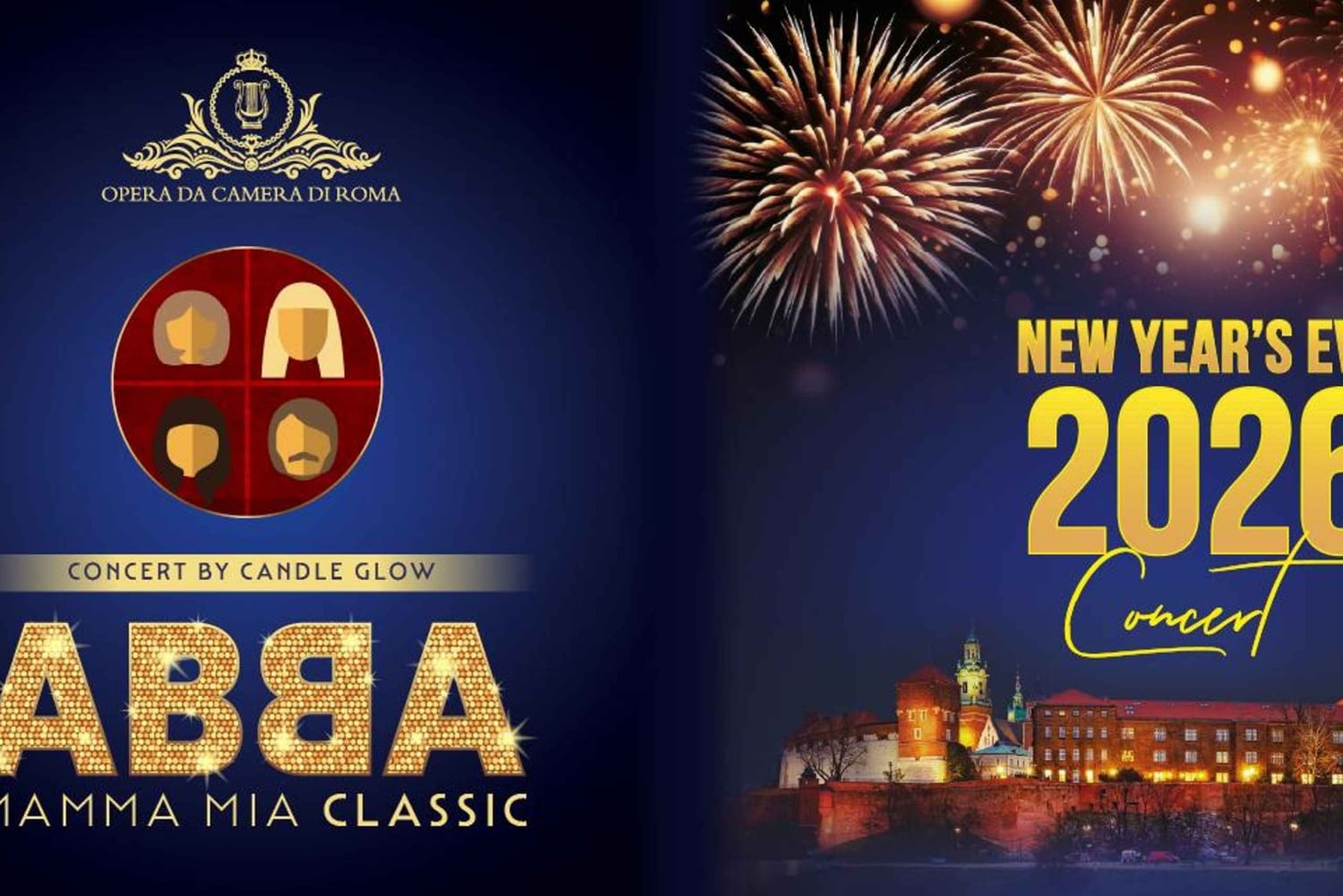 Krakow: ABBA-klassisk koncert med levende lys