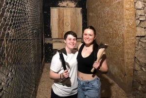 Cracovia: lancio dell'ascia con un istruttore pro