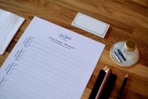 Krakau: workshop kalligrafie voor beginners met koffie of thee