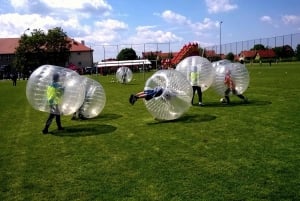 Krakow: 1-hour Bubble Football Game