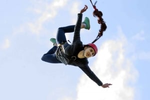 Cracovia: bungee jumping da una gru con foto opzionali